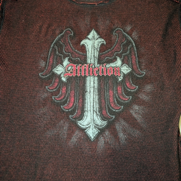 Reversible long sleeve Affliction - Picture 7 of 8